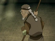 The stable keeper, cleaning droppings, and what not.