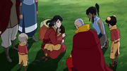 Pema cradling Jinora