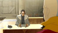 Tarrlok proposing the task force