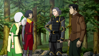 Toph accompanies group
