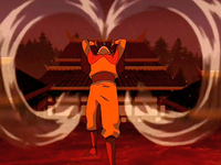  used his  to stop the lava from the eruption of .
