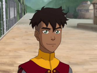 This is when Kai is trying to free jinora in season 3 episode 7