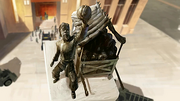 Estatua del comerciante de coles