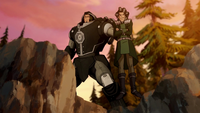 Baatar Jr. amenazando a Varrick