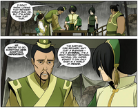 Lao asks Toph for help