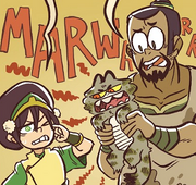 Toph, O Pedregulho e um mascote difícil