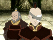 Iroh und Zuko am westlichen Lufttempel