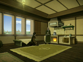 Iroh and Zuko's apartment's living room