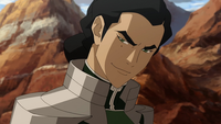 Kuvira smirks