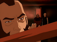 Zhao recognizing Zuko's sword