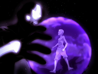 Aang and his cosmic Avatar Spirit