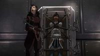 Asami looking for a way out