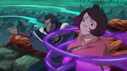 Unalaq threatens Jinora