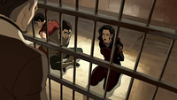 Asami angrily rejecting her father