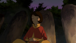 Jinora meditates