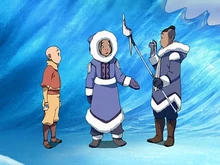 Katara ja Sokka löytävät Aangin