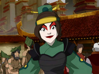 Ty Lee como uma Guerreira Kyoshi