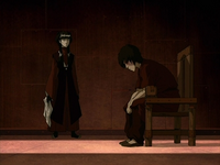 Mai confronting Zuko