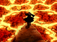 Roku attempted to save , which resulted in his death.