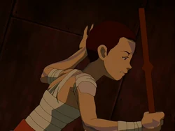 Aang injured