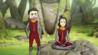 Annoyed Meelo and Jinora