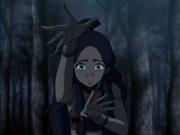 Katara haciendo Sangre Control