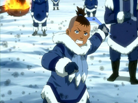 Even as a child, Sokka had the drive to defend his .