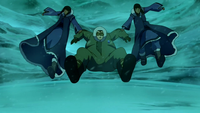 Desna and Eska saving Bolin