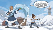 Katara trainiert Korra