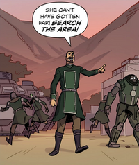 Guan commands his soldiers