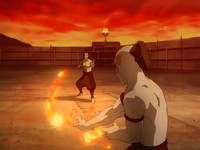 Agni Kai entre Zhao y Zuko