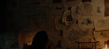 The wall before Zuko's desk (Netflix)