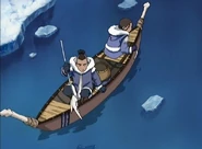 Байдарка Сокки и Катары. («Мальчик из айсберга»)