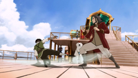 Jinora trains Bumi and Kai