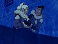 Sokka attempting to woo Yue