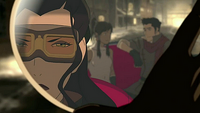 Asami realizing