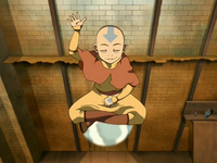 Aang on air scooter