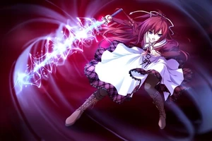 Melasa carrying the Storm Flower.