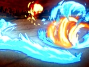 Lya's blue flames made her a famous firebender in her time.
