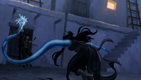 Ming-Hua easily subdued  using her .