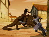 Katara fighting Vachir