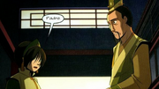 Toph se reencuentra con su padre