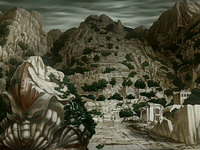 One of the citities under 's rule, , prospered until its ruination in the .