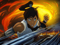 Promo de Korra haciendo Control