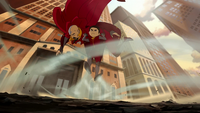 Meelo saving Tenzin