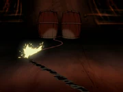 Zwei Fässer Sprenggummi in Zukos Schiff.