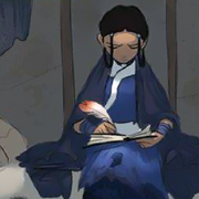 Katara escribiendo en su diario