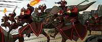 Fire Nation attack at Yu Dao