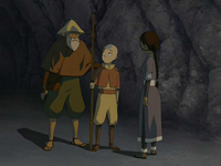 Fisherman thanking Aang