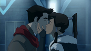 Mako and Korra's last kiss